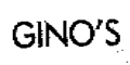 Gino's Pizza menu and coupons