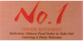No. 1 Chinese Restaurant menu and coupons