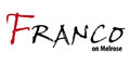 Franco on Melrose menu and coupons