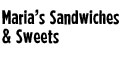 Maria's Sandwiches & Sweets menu and coupons