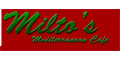 Milto's Mediterranean Cafe menu and coupons