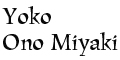 Yoko Ono Miyaki menu and coupons